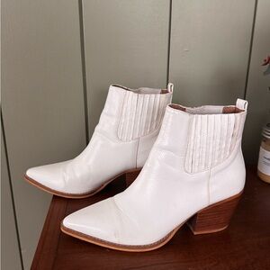 White Ankle Boots